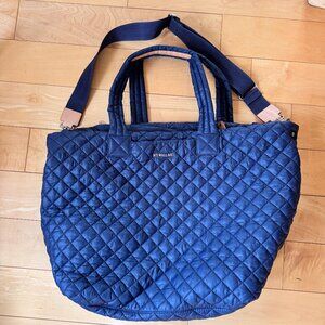MZ Wallace Large Metro Tote Deluxe - Navy Blue